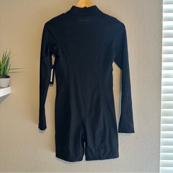 Fashion Nova Black Trail Trek Super Soft Active Romper Size Large – Athleisure - Picture 4 of 10